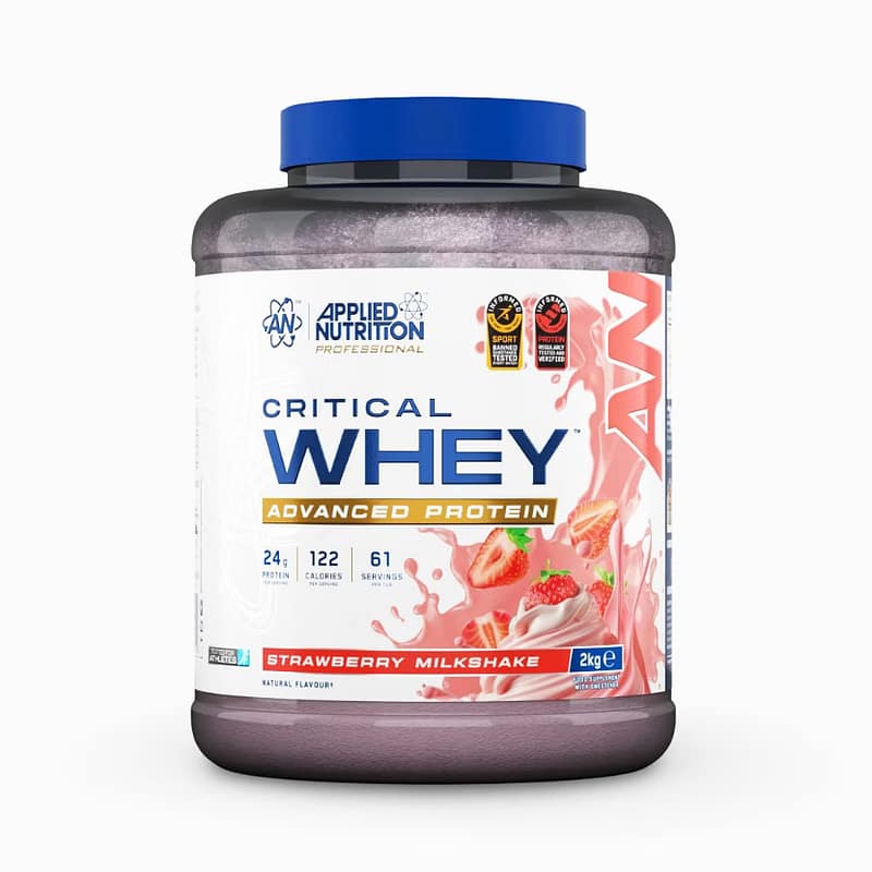 Applied Nutrition Critical Whey Protein 2kg Strawberry Milkshake
