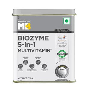 MuscleBlaze Biozyme 5-in-1 MultiVitamin 30 Sachets