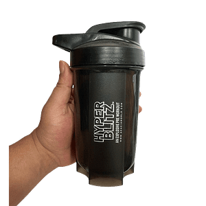 Hyper Blitz Roadies Shaker Bottle with Blender Ball 500 ML