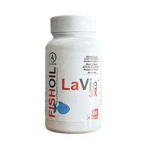 Acacia Lavie 3X Fish Oil 1360 MG with 5 MG Vitamin E