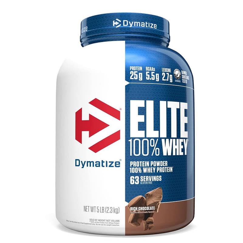 Dymatize Nutrition Elite 100 Whey Protein rich chocolate