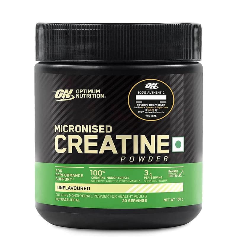 Optimum Nutrition Micronized Creatine Unflavored 100 G Optimum Nutrition Micronized Creatine Unflavored 100 G