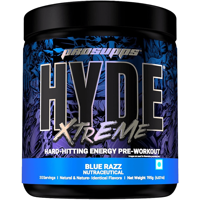 ProSupps MrHyde Xtreme Pre Workout blue raz