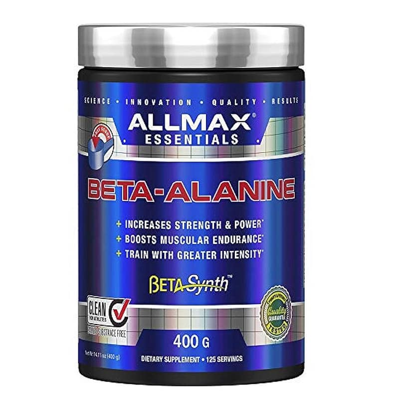 Allmax Essential Beta Alanine Unflavored 125 Servings, 400 G Allmax Essential Beta Alanine Unflavored 125 Servings 400 G