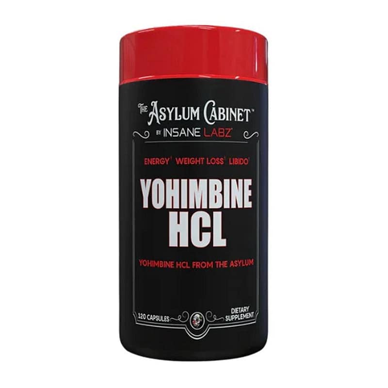 Insane Labz Yohimbine HCL 120 Capsules from Asylum Cabinet
