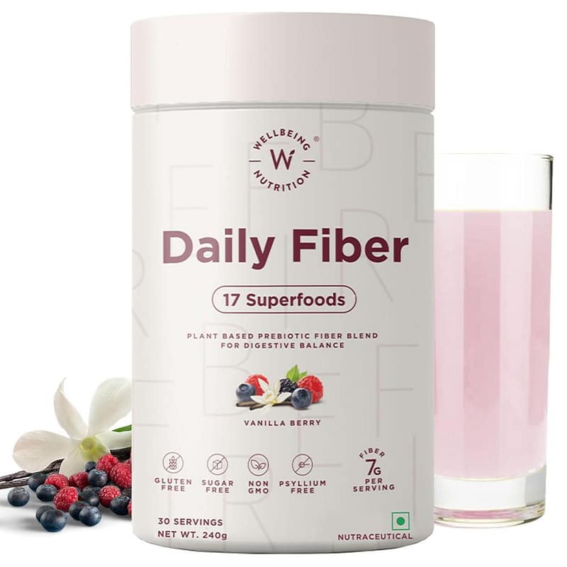 Wellbeing Nutrition Daily Fiber 30 Servings Vanilla Wellbeing Nutrition Daily Fiber 30 Servings Vanilla