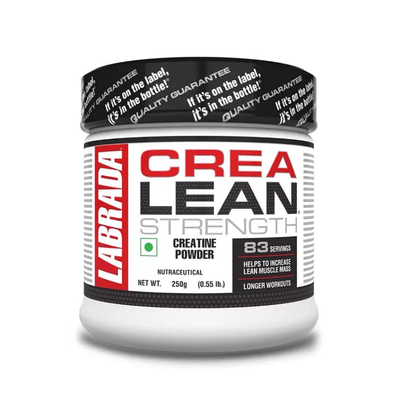 Labrada Crealean Strength Creatine Powder Unflavored 250 G