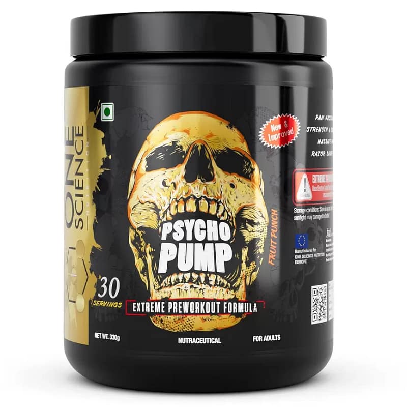 One Science Nutrition Psycho Pump Extreme Pre Workout 30 Fruit Punch