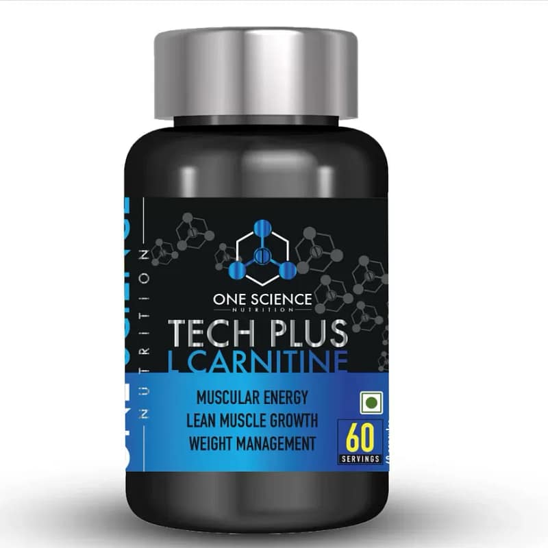 One Science Nutrition Tech Plus L Carnitine 60 Capsules