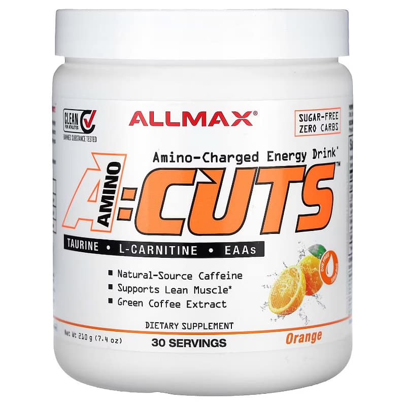 AllMax Amino Cuts 36 Servings Orange